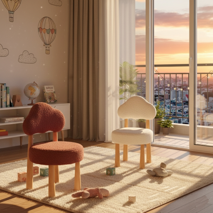 Silla Tapizada Nubo vista 2